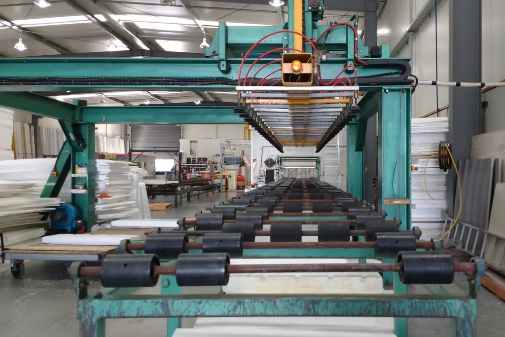 Vardiyalı çalışılan bir fabrikanın üretim hattı.